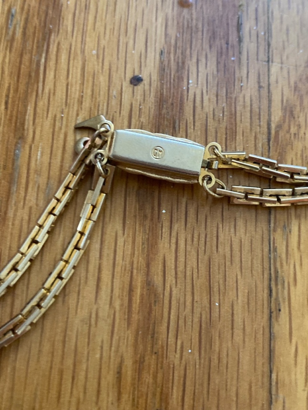 Multi-Strand Gold Chainlink Necklace - Picture 5 of 5